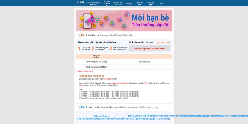 Giới thiệu bạn bè tham gia nhận ngay khoản thưởng bất ngờ